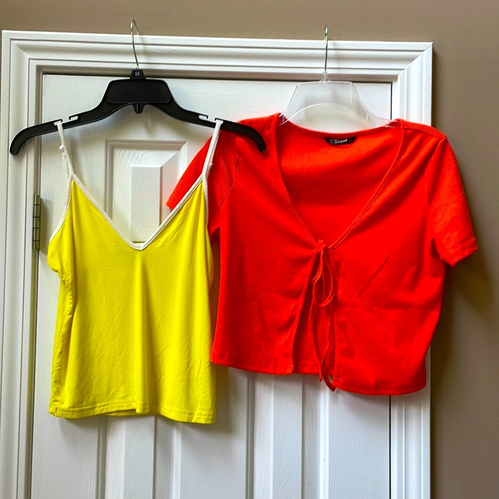 neon summer tops